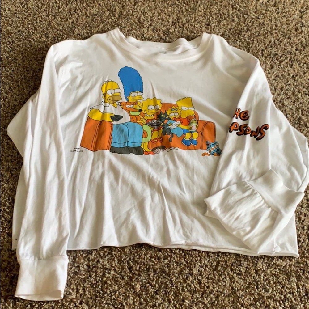 Long sleeve crop top